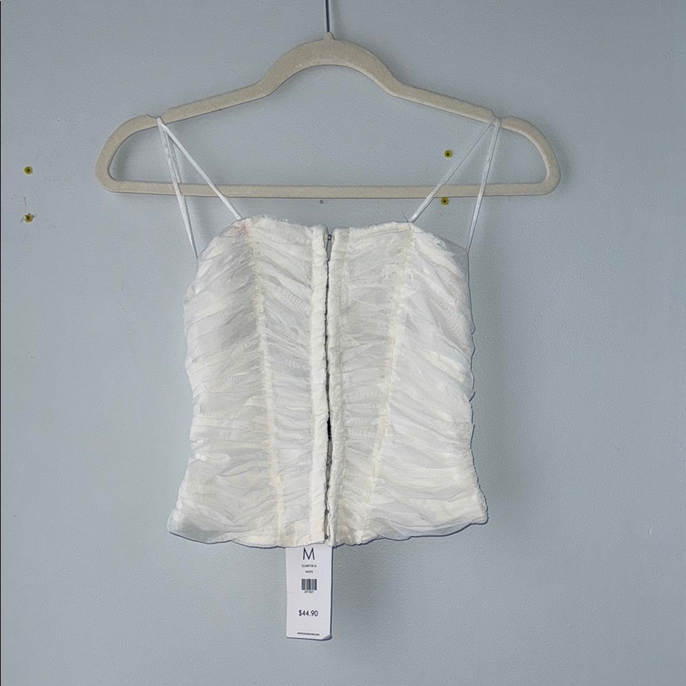 White corset top Akira